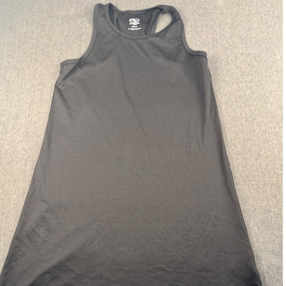 Athletic Works Girls Tank Top Black‎ Sleeveless Athletic Activewear
